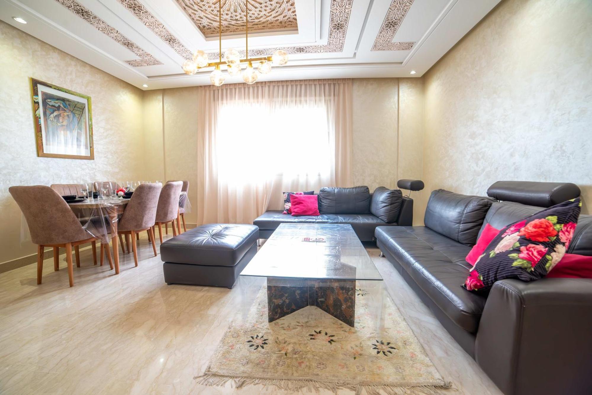 Luxury Seafront Apartment 101Sqm With Wi-Fi And Parking Agadir Extérieur photo